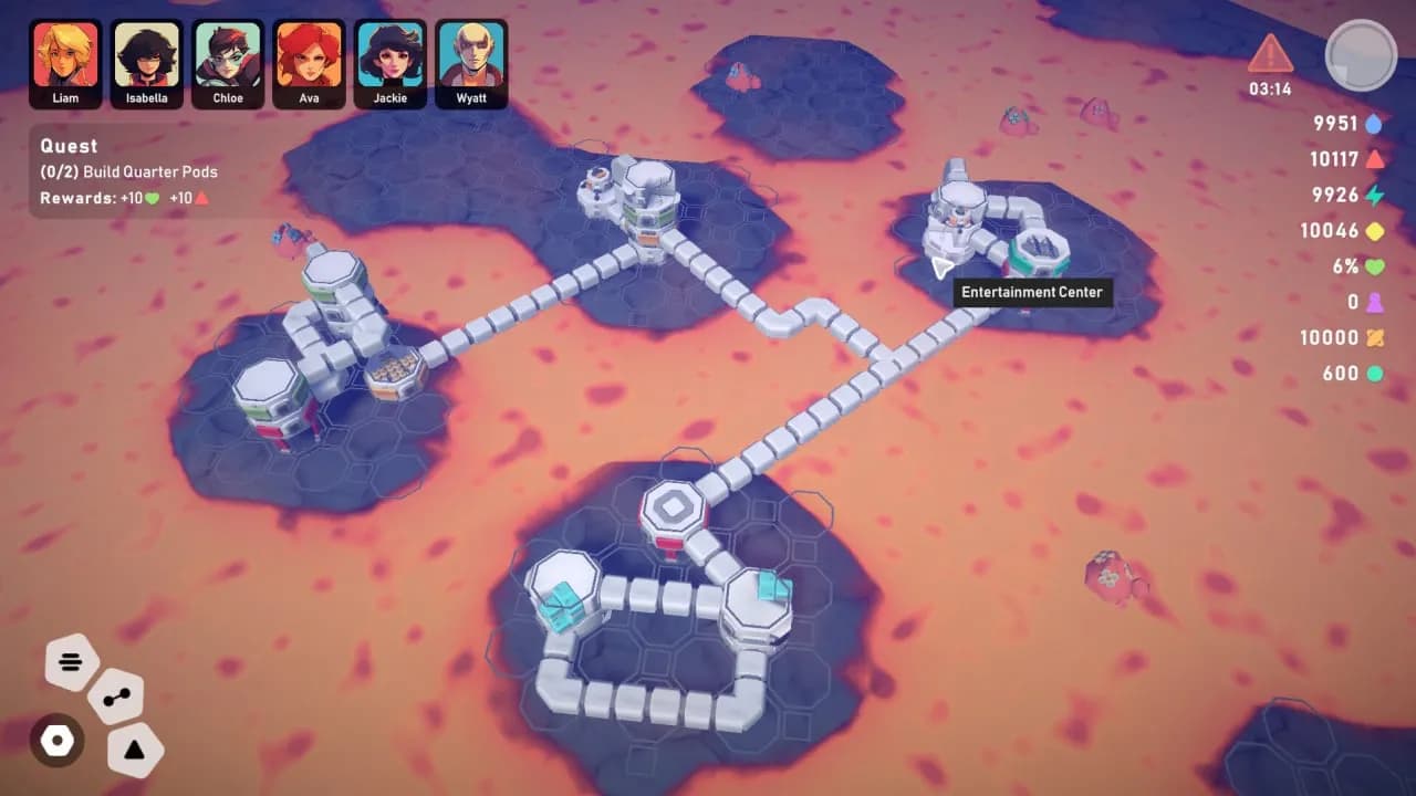Stellar Settlers: Space Base Builder — скриншот 3