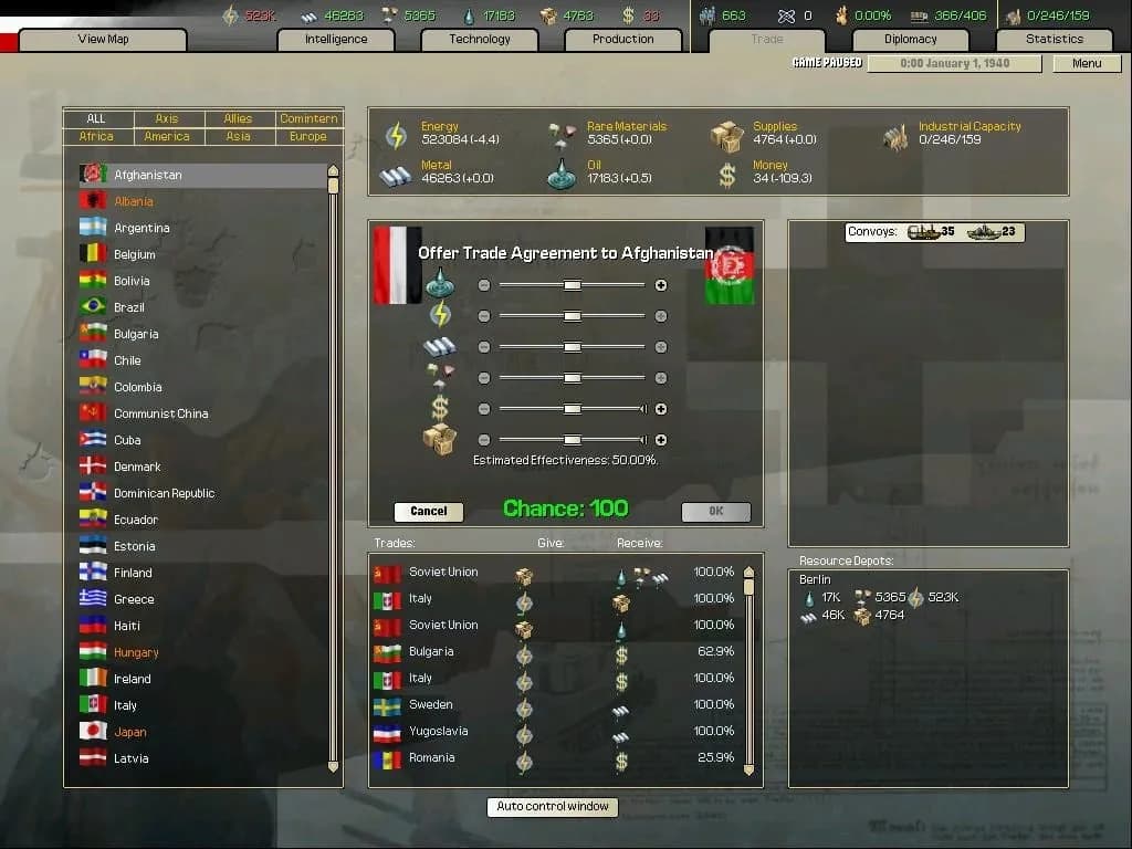 Arsenal of Democracy: A Hearts of Iron Game — скриншот 7