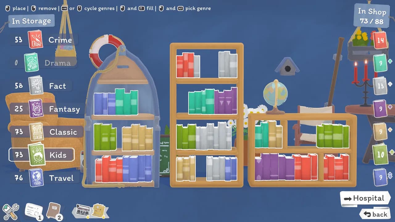 Tiny Bookshop — скриншот 8