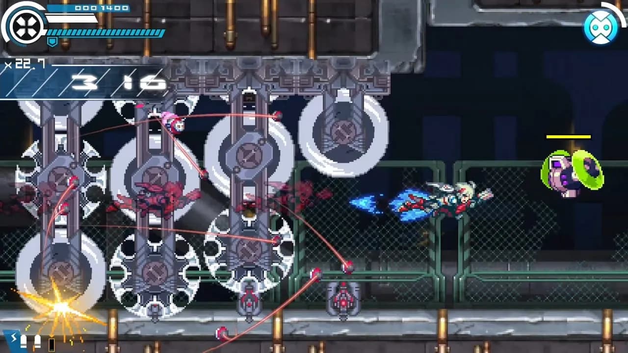 Gunvolt Chronicles: Luminous Avenger 9 — скриншот 5