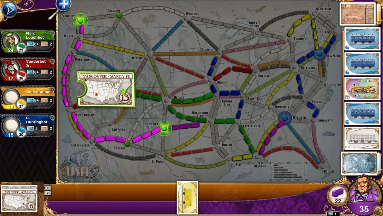 Ticket to Ride: Classic Edition — скриншот 3