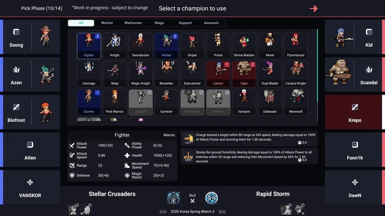 Teamfight Manager 2 — скриншот 5
