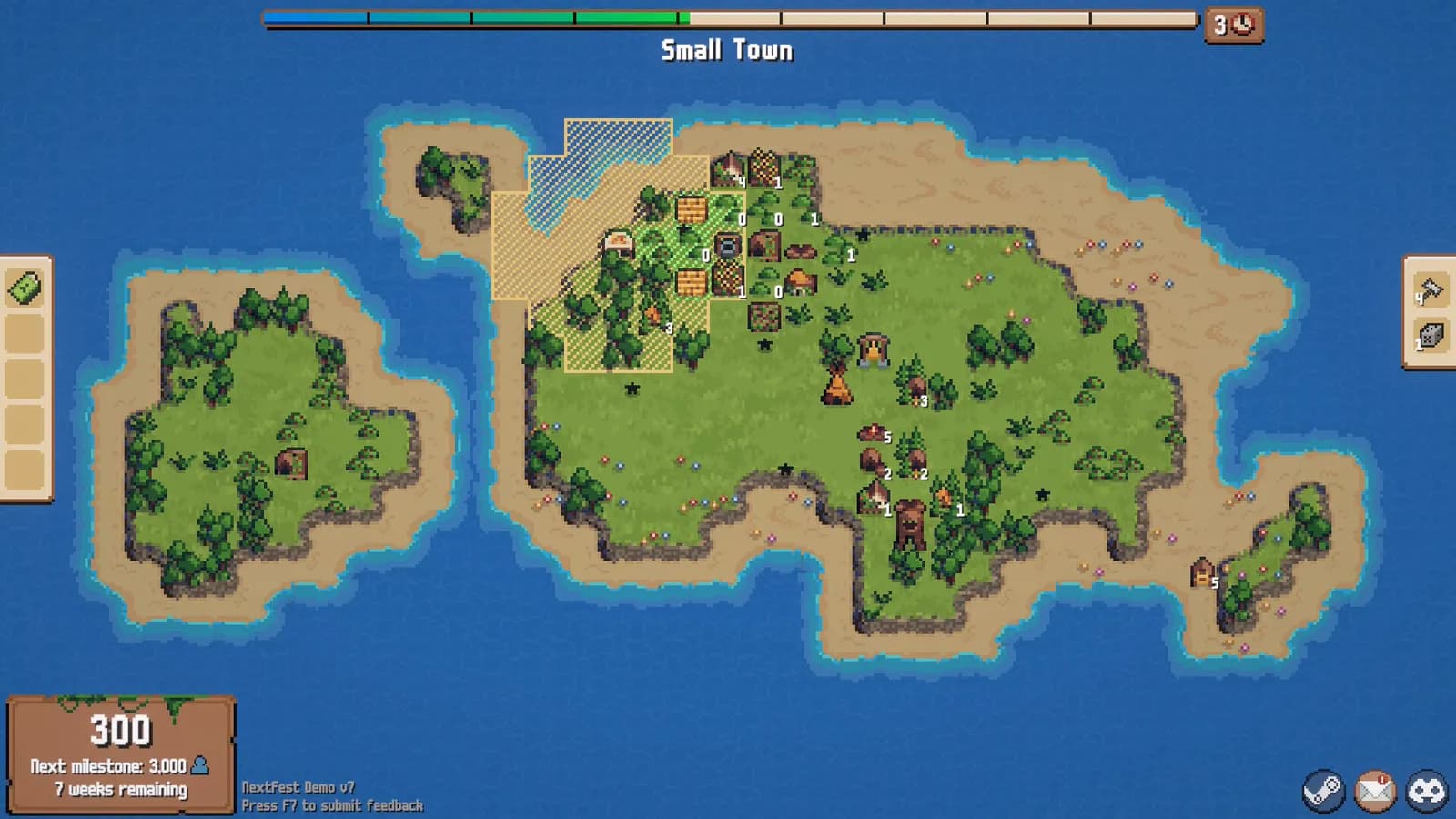 Combolands: Roguelike Citybuilder — скриншот 1