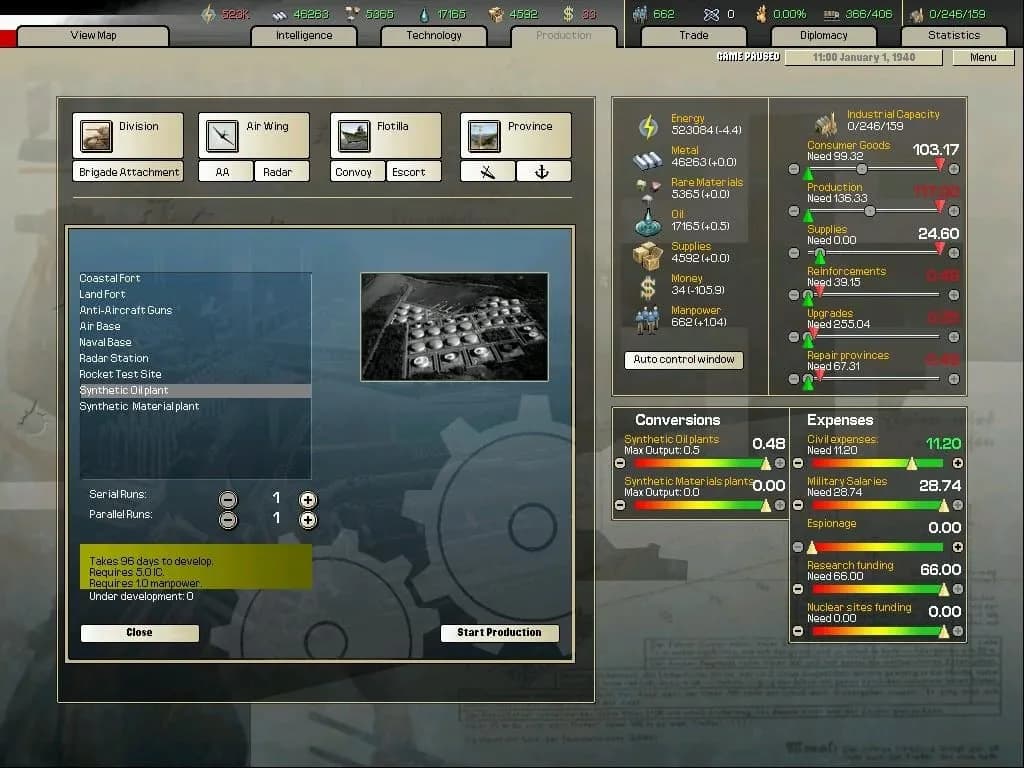 Arsenal of Democracy: A Hearts of Iron Game — скриншот 4