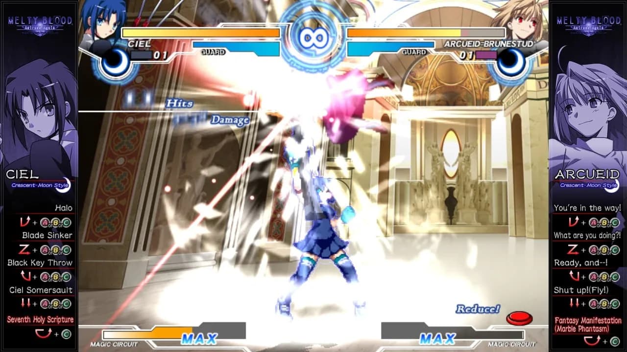 Melty Blood Actress Again Current Code — скриншот 2