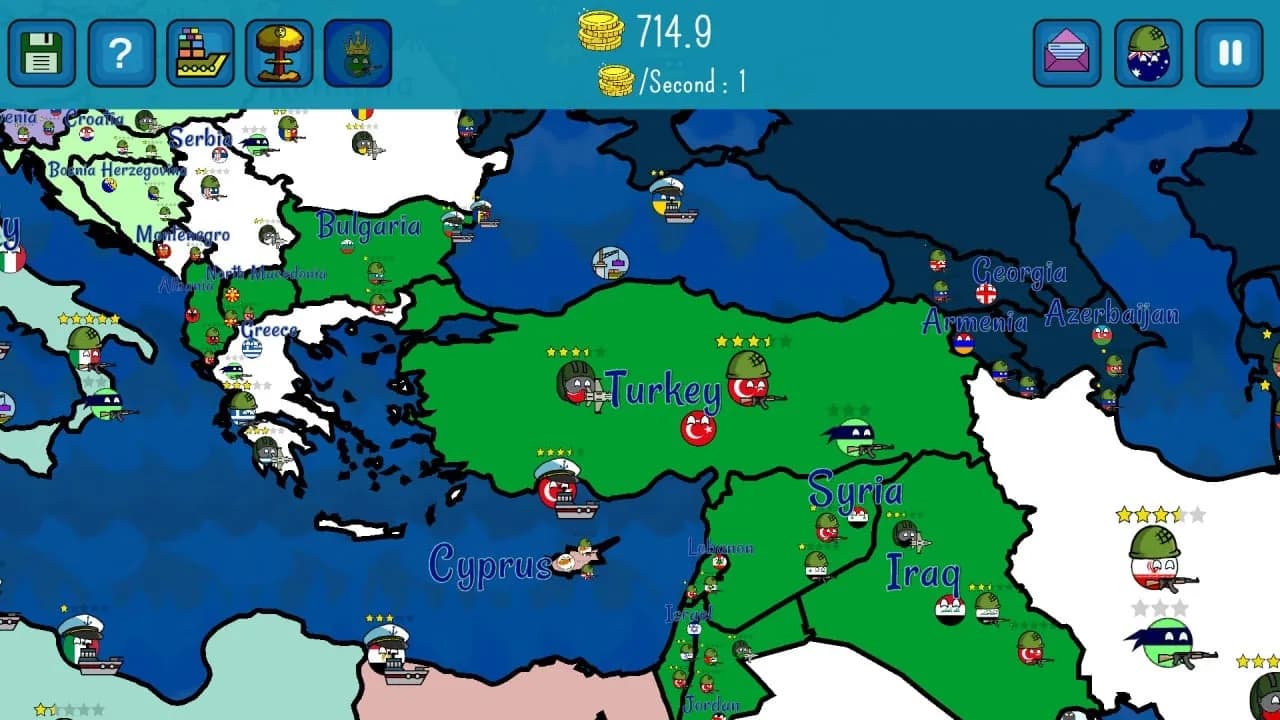Dictators: No Peace Countryballs — скриншот 3