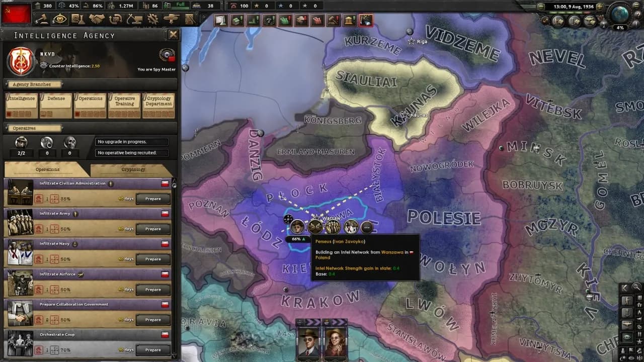 Hearts of Iron 4: La Résistance — скриншот 1