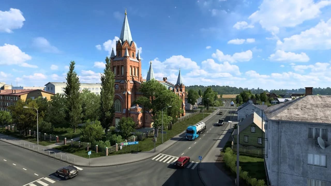 Euro Truck Simulator 2 - Beyond the Baltic Sea — скриншот 2
