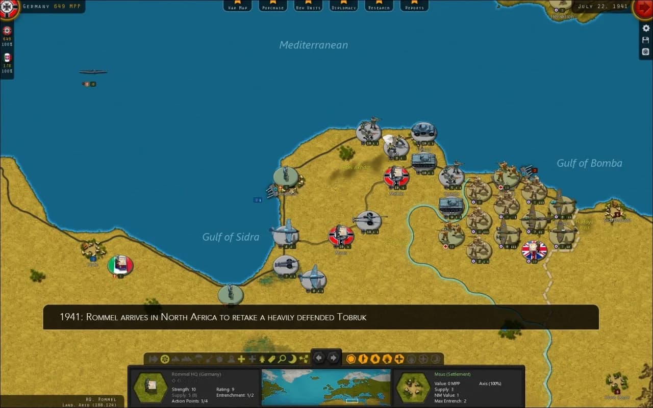 Strategic Command WW2: War in Europe — скриншот 7