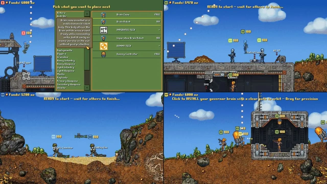 Cortex Command — скриншот 9