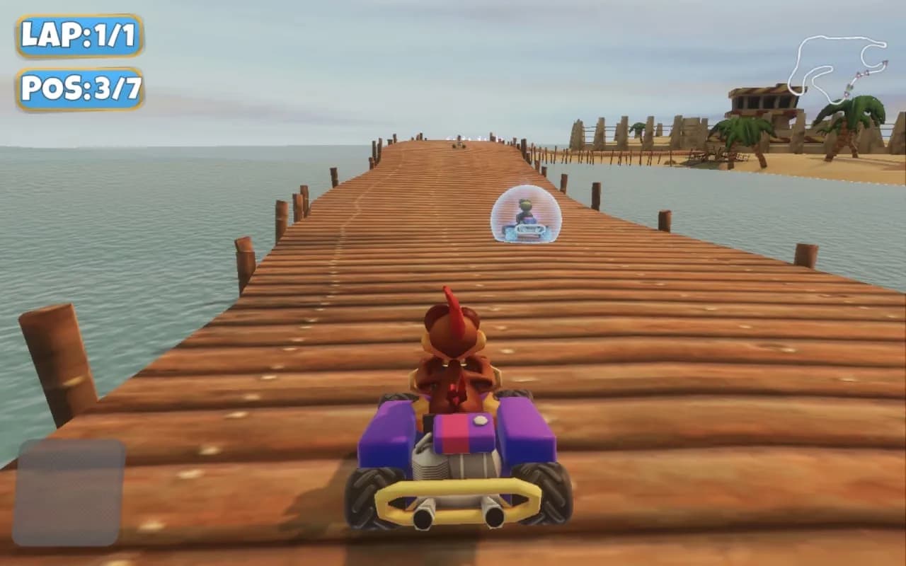 Moorhuhn Kart — скриншот 5