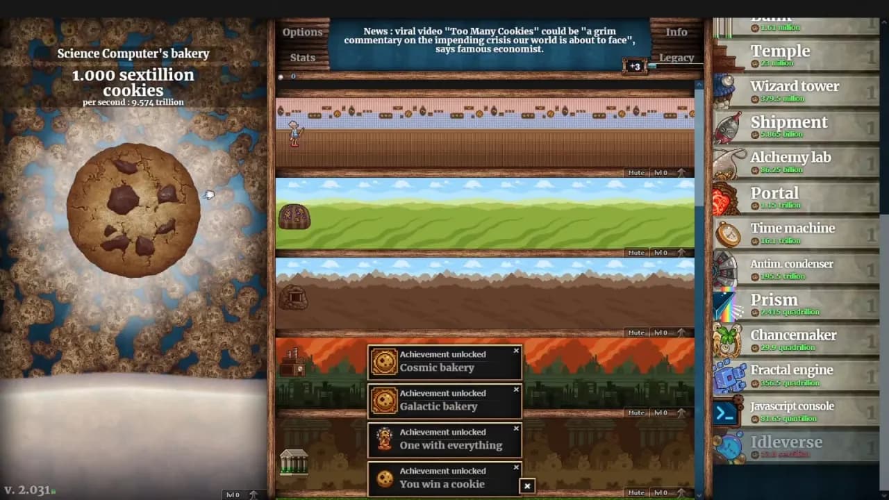 Cookie Clicker — скриншот 2