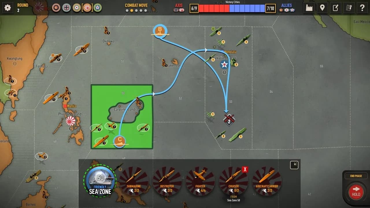 Axis and Allies 1942 Online — скриншот 12