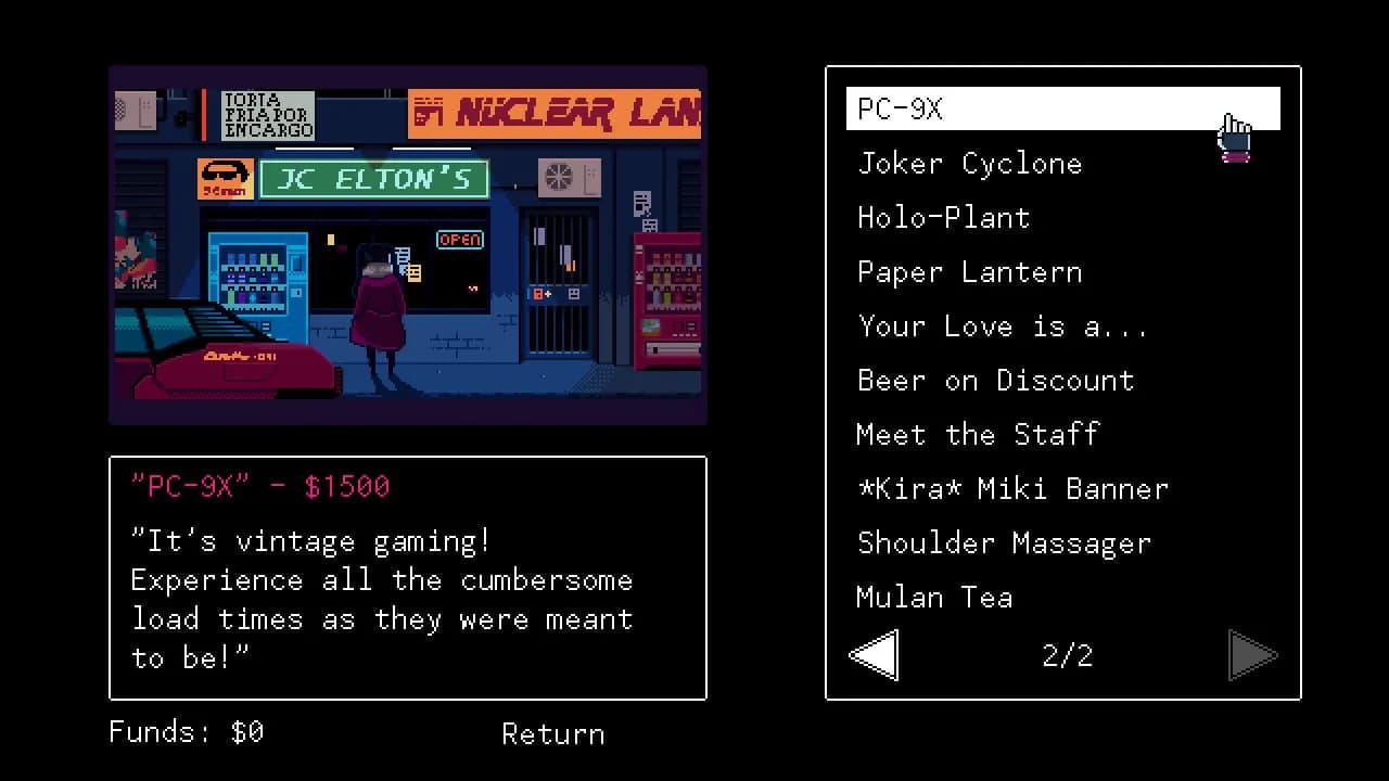 VA-11 Hall-A: Cyberpunk Bartender Action — скриншот 8