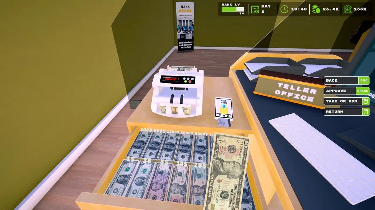Bank Simulator — скриншот 1