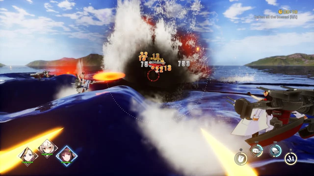 Azur Lane Crosswave — скриншот 4