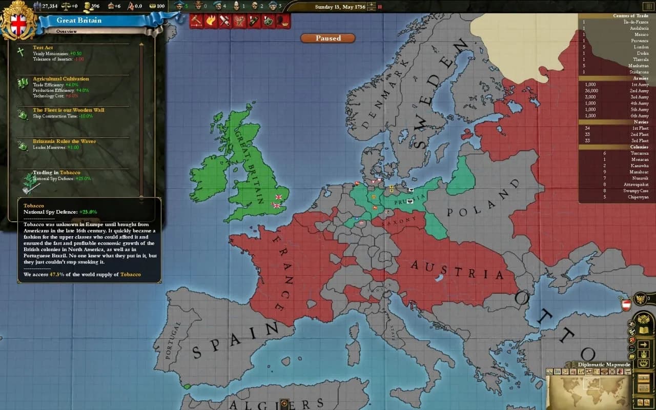 Europa Universalis 3: Divine Wind — скриншот 8