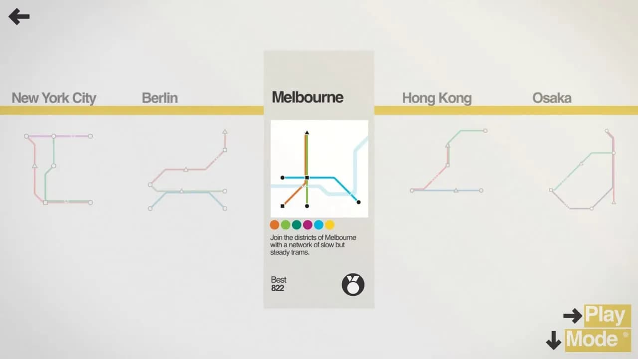Mini Metro — скриншот 4