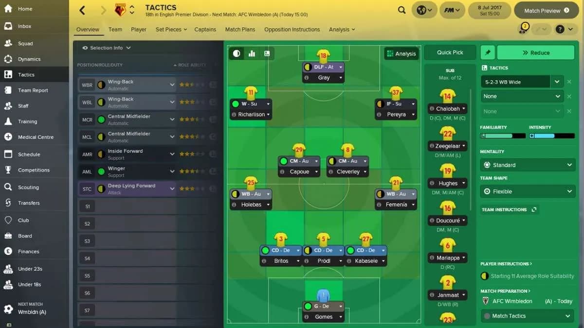 Football Manager 2018 — скриншот 4