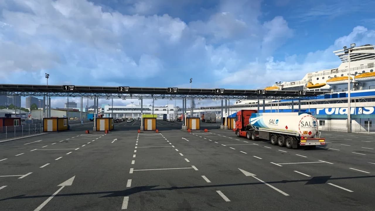 Euro Truck Simulator 2 - Beyond the Baltic Sea — скриншот 9