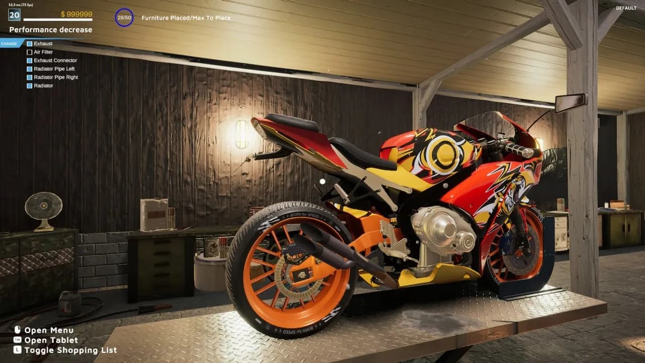 Motorcycle Mechanic Simulator 2021 — скриншот 2