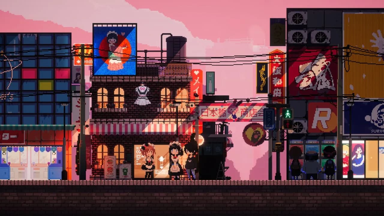 Maid Cafe on Electric Street — скриншот 10