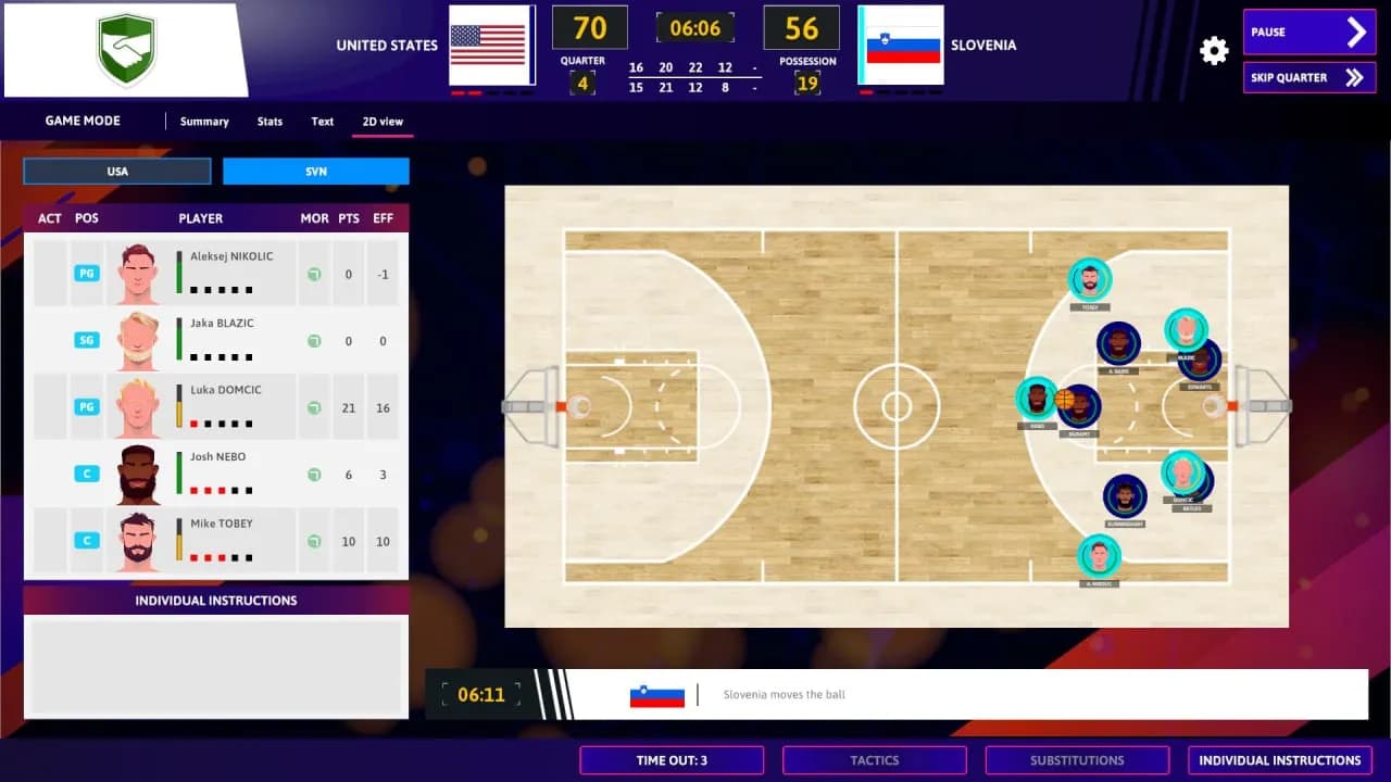 International Basketball Manager 26 — скриншот 7