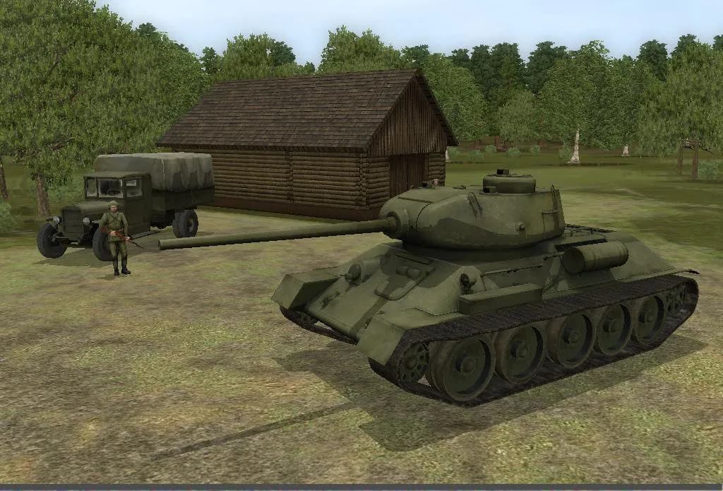 WW2 Battle Tanks T-34 vs. Tiger — скриншот 1