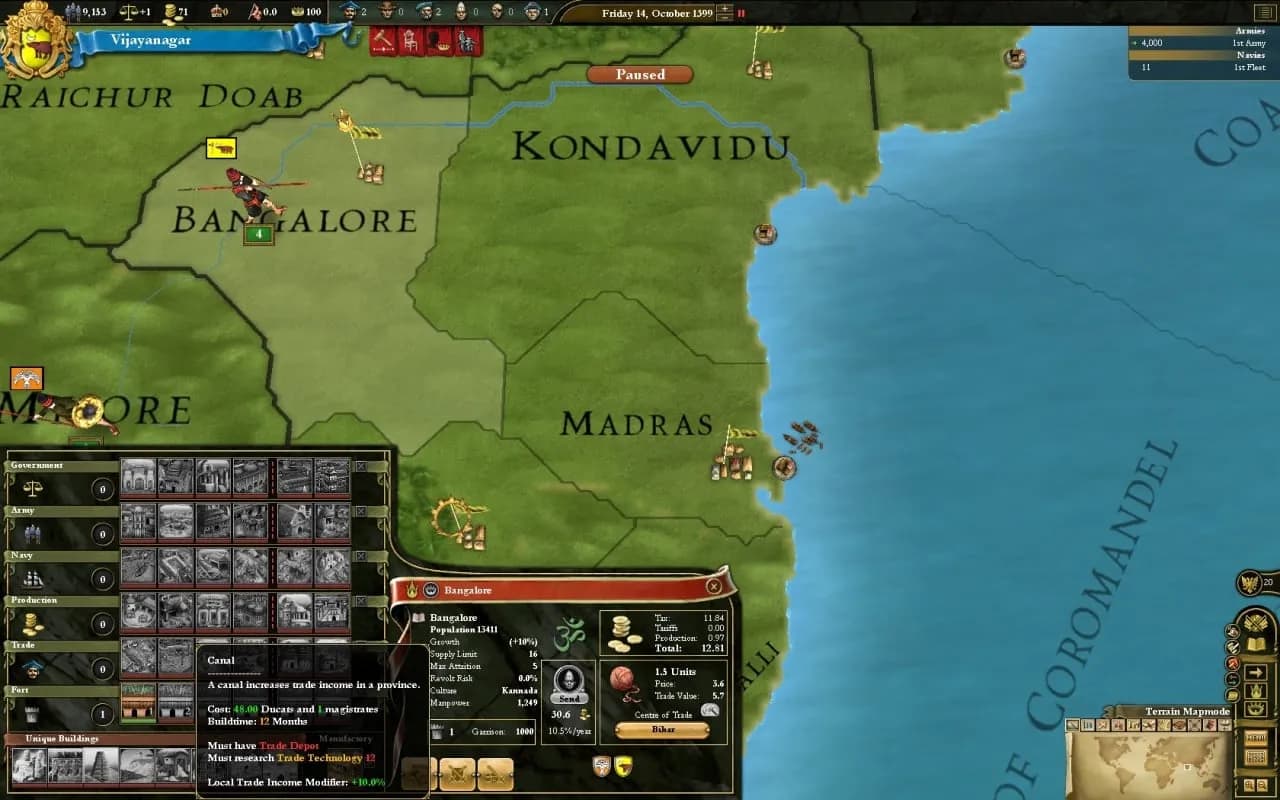 Europa Universalis 3: Divine Wind — скриншот 4