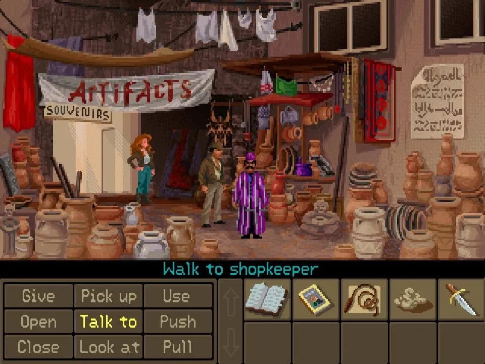 Indiana Jones and the Fate of Atlantis — скриншот 4