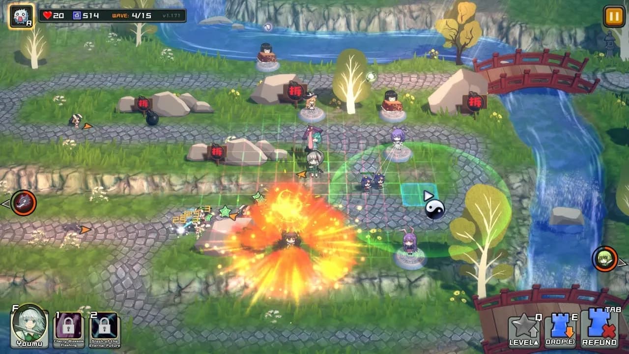 Touhou Monster TD — скриншот 2