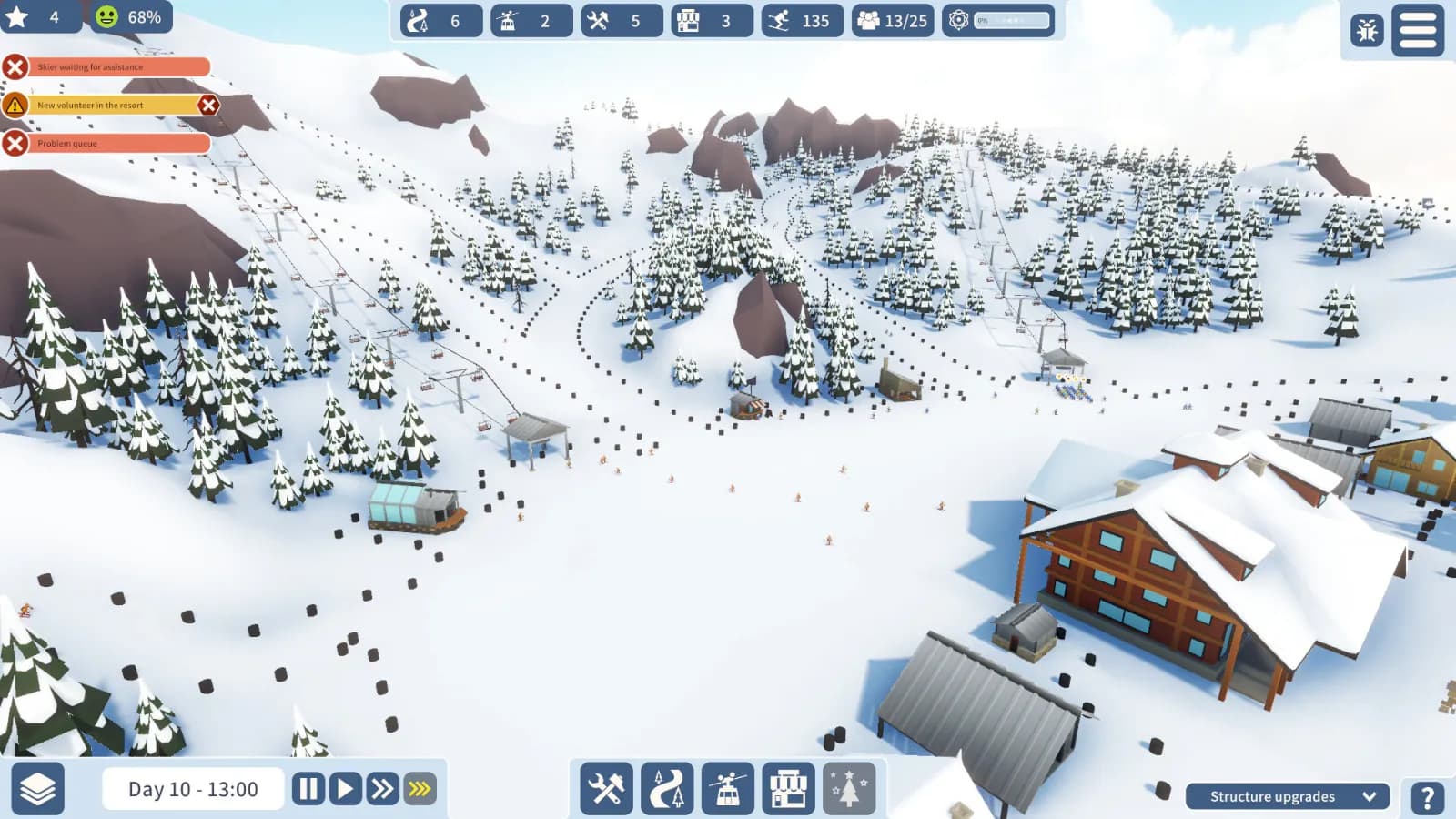 Snowtopia: Ski Resort Builder — скриншот 2