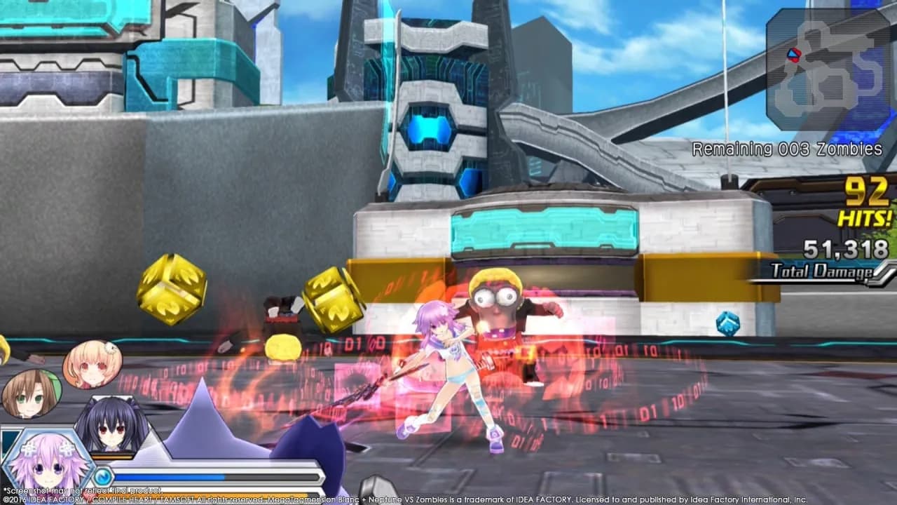 MegaTagmension Blanc + Neptune VS Zombies — скриншот 10