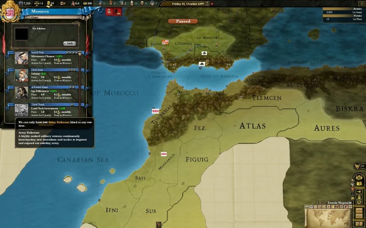 Europa Universalis 3: Divine Wind — скриншот 6