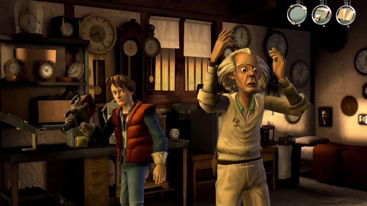 Back to the Future: The Game — скриншот 1