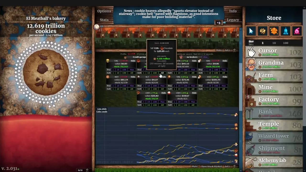 Cookie Clicker — скриншот 5