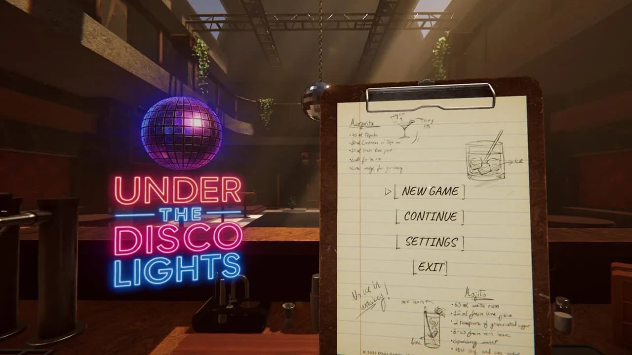 Under the Disco Lights 80's Bar Simulator — скриншот 1