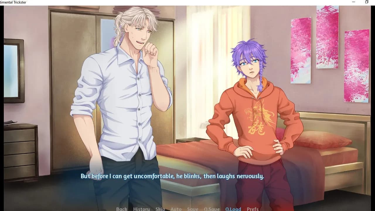 Sentimental Trickster: Yaoi BL Gay Visual Novel — скриншот 3