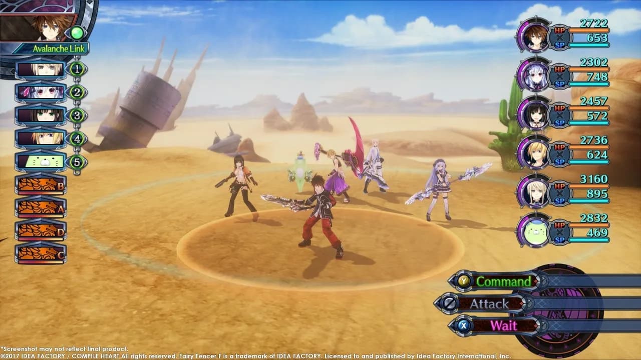 Fairy Fencer F Advent Dark Force — скриншот 1