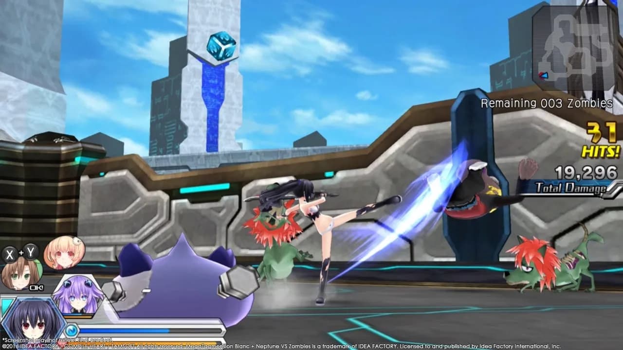 MegaTagmension Blanc + Neptune VS Zombies — скриншот 11