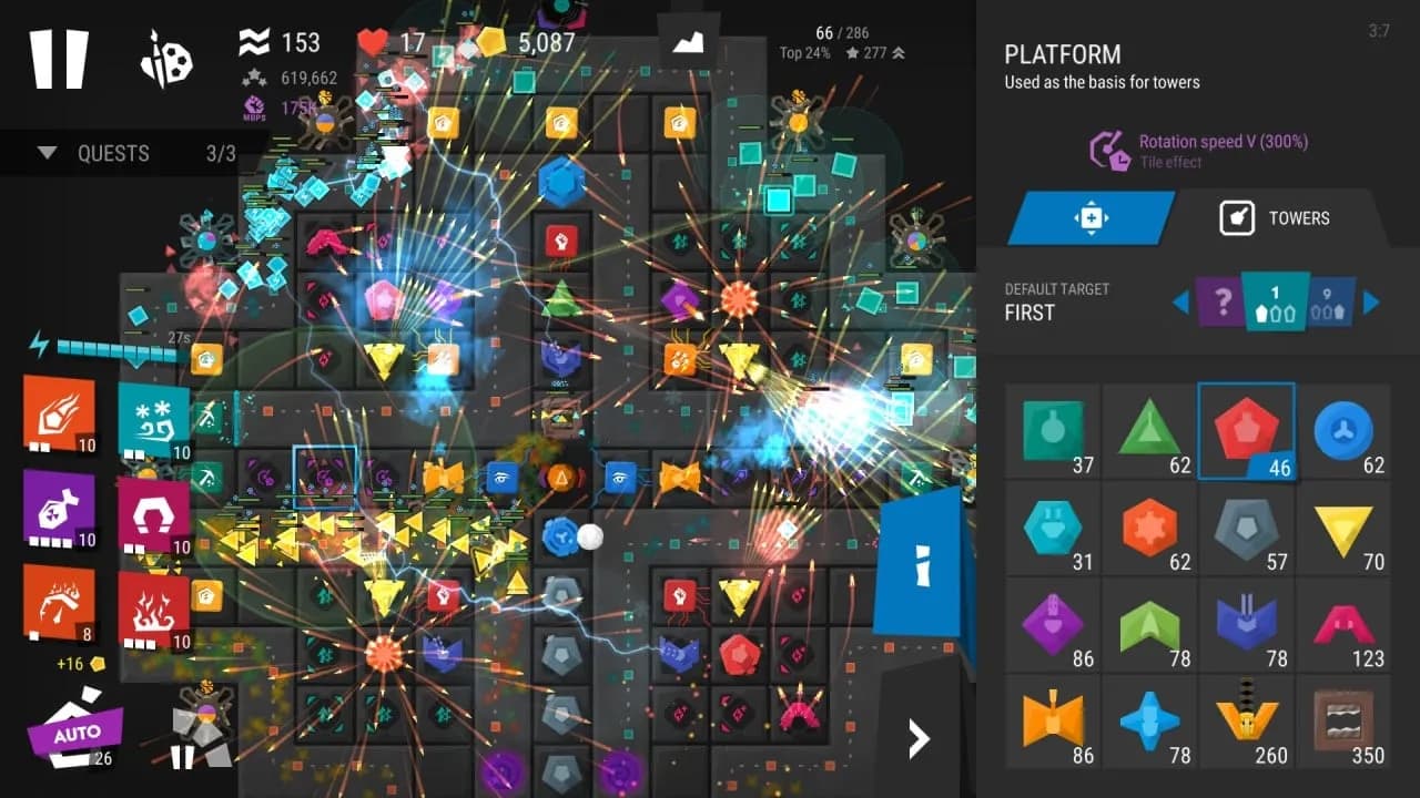 Infinitode 2 - Infinite Tower Defense — скриншот 7
