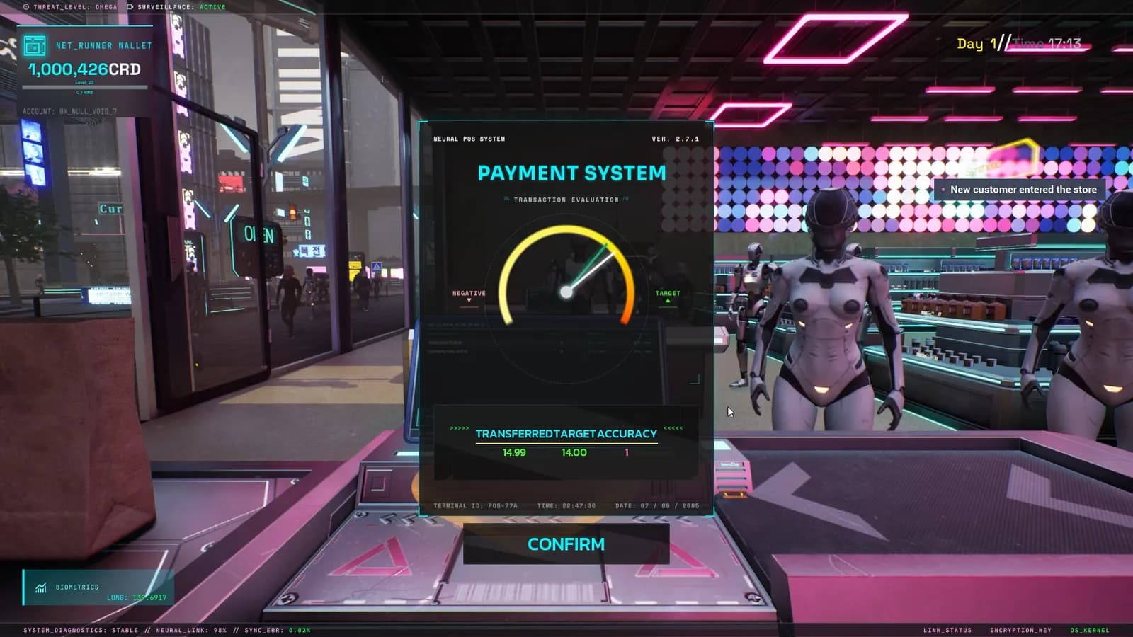 Cyberpunk Store Simulator — скриншот 3