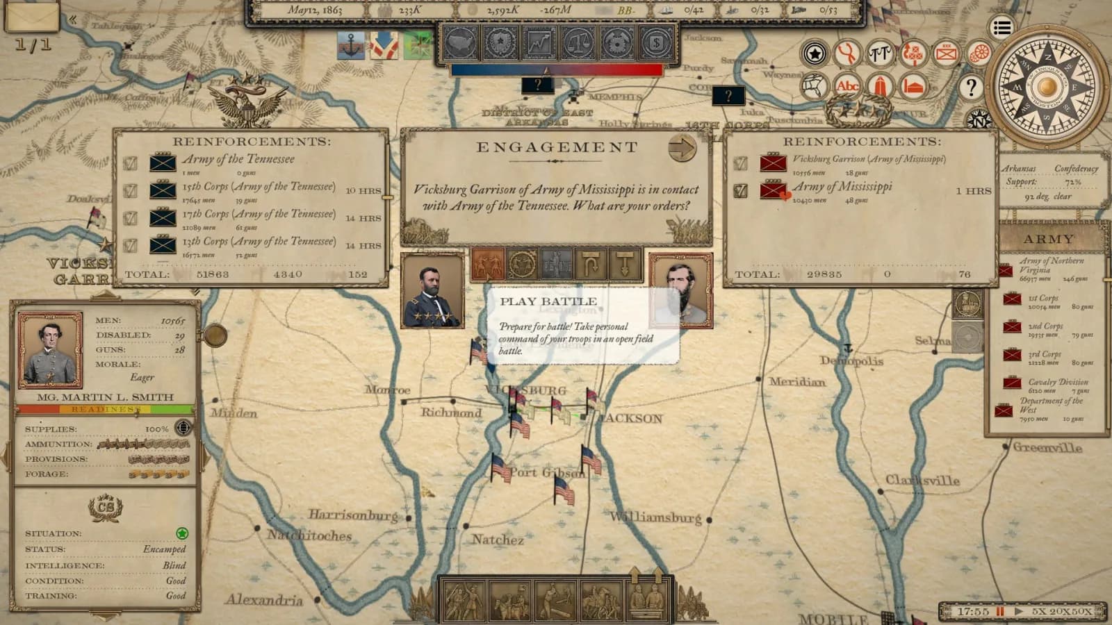 Grand Tactician: The Civil War (1861-1865) — скриншот 4