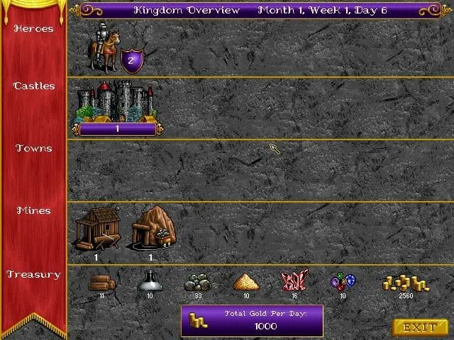 Heroes of Might and Magic (Герои 1) — скриншот 3