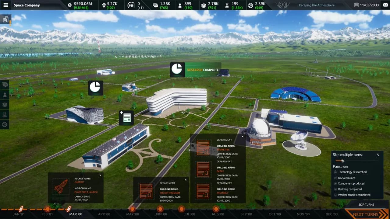 Space Company Simulator — скриншот 1