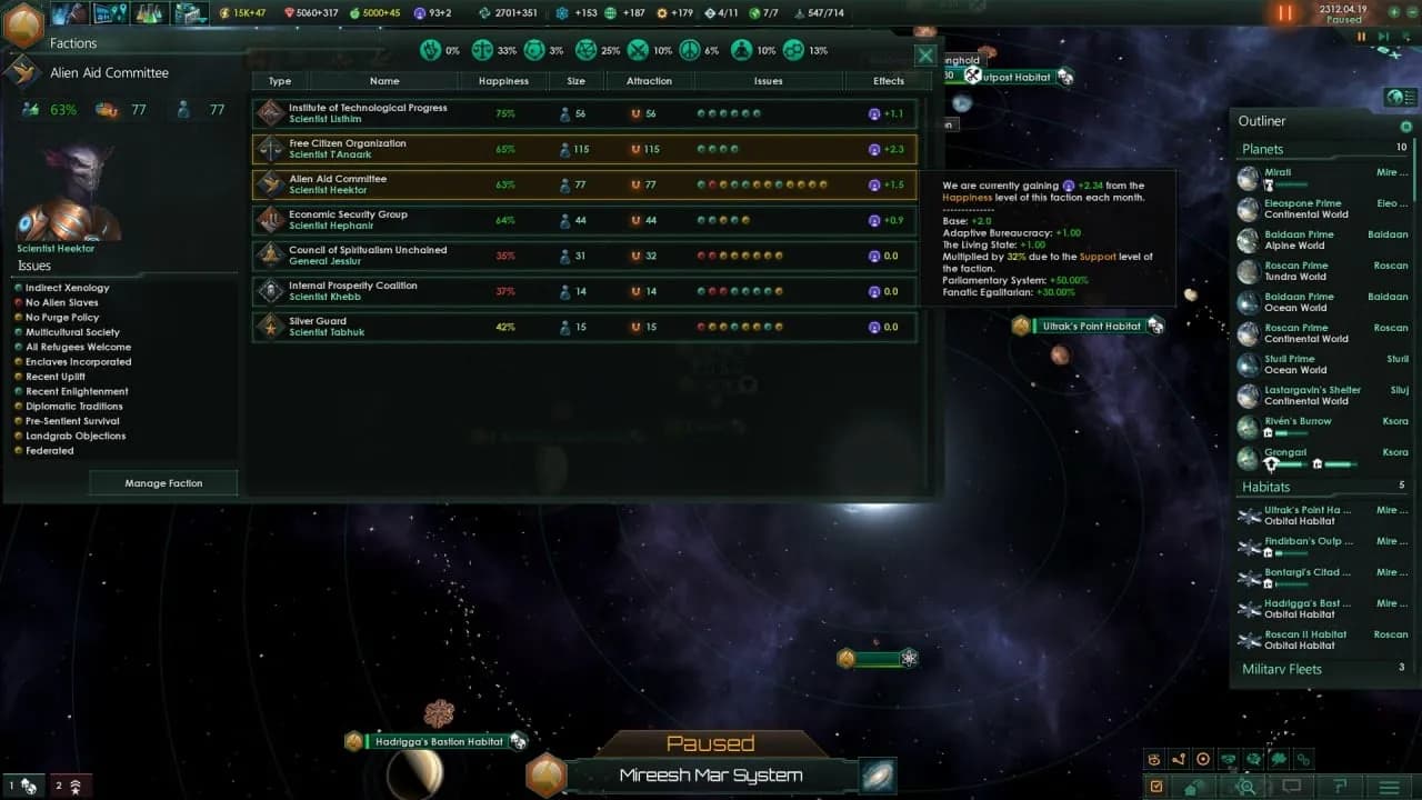 Stellaris: Utopia — скриншот 6
