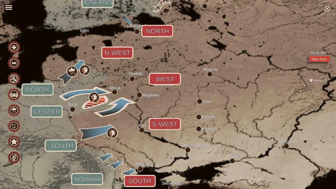 Cauldrons of War - Barbarossa — скриншот 9