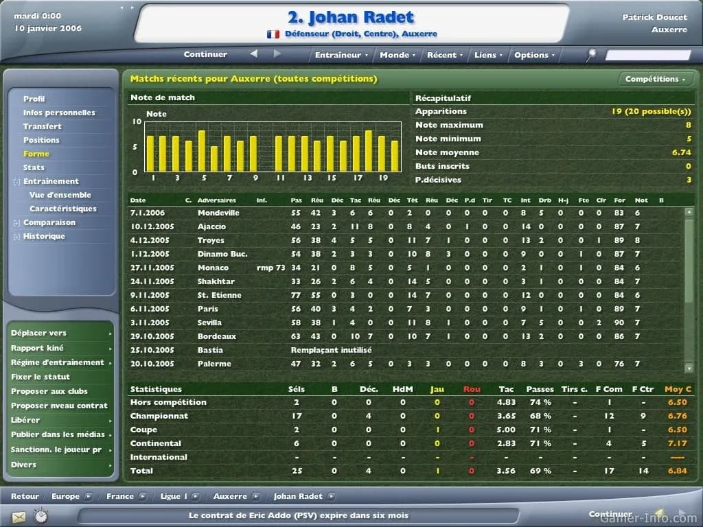 Football Manager 2006 — скриншот 5