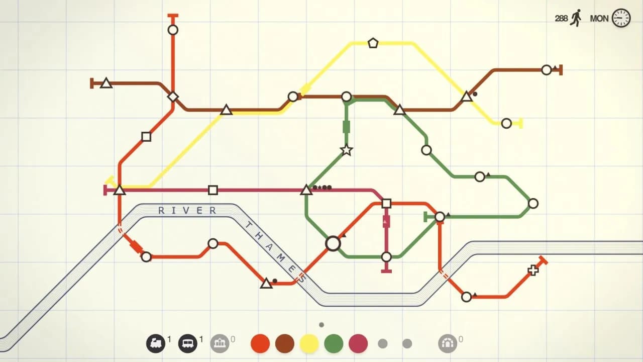 Mini Metro — скриншот 2