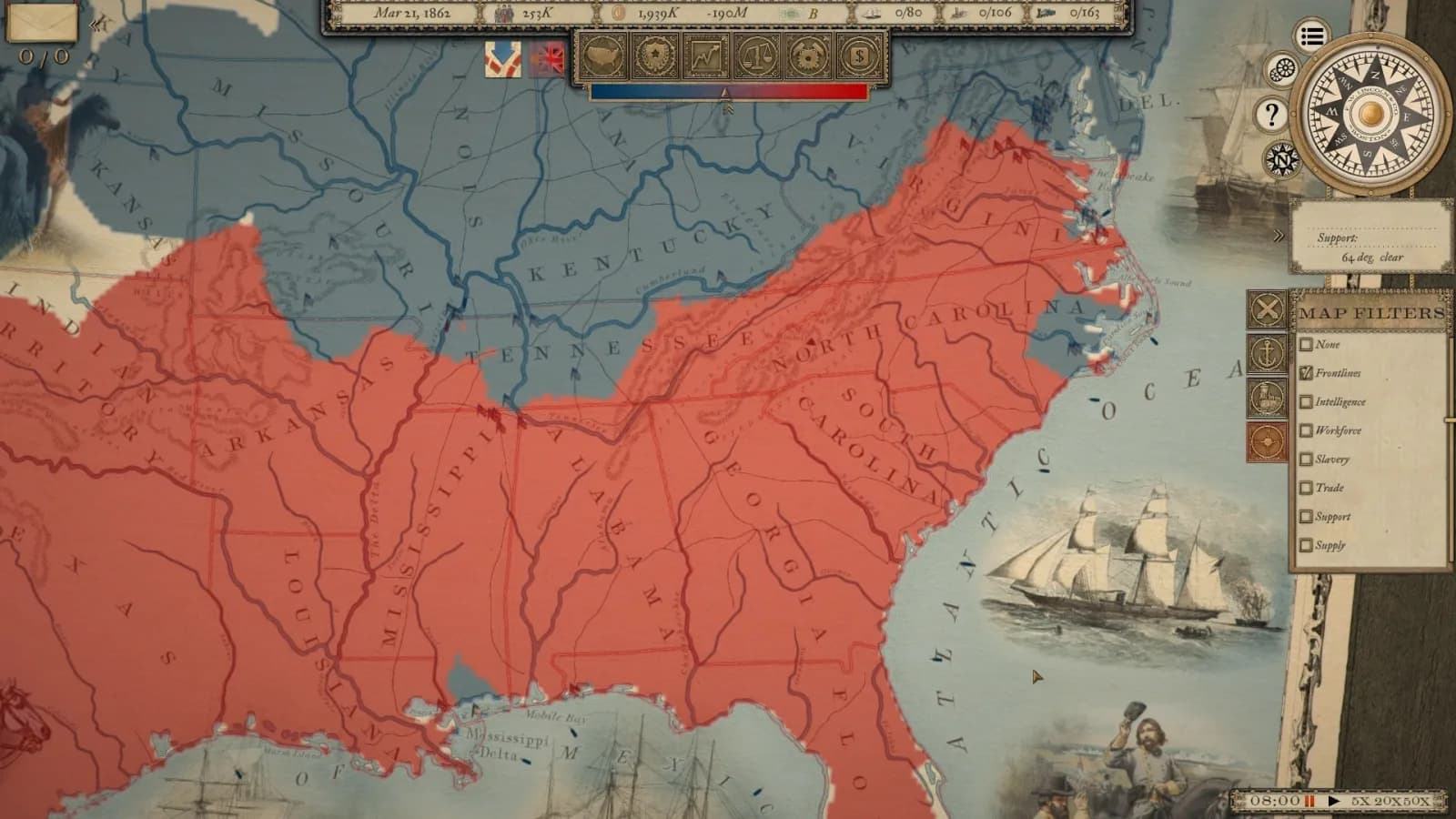 Grand Tactician: The Civil War (1861-1865) — скриншот 3